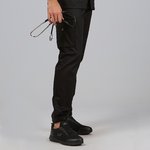 PANTALON UNISEXE AVEC FERMETURE ÉCLAIR SATIN COTON