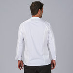 CHAQUETA COCINA UNISEX SATEN ALGODON VICO
