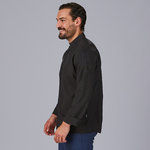 VESTE DE CUISINE UNISEXE COMBINÉE EN CÔTELÉ SOL