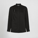 CHAQUETA COCINA MUJER SATEN ALGODON SOLA