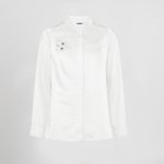 CHAQUETA COCINA MUJER SATEN ALGODON SOLA