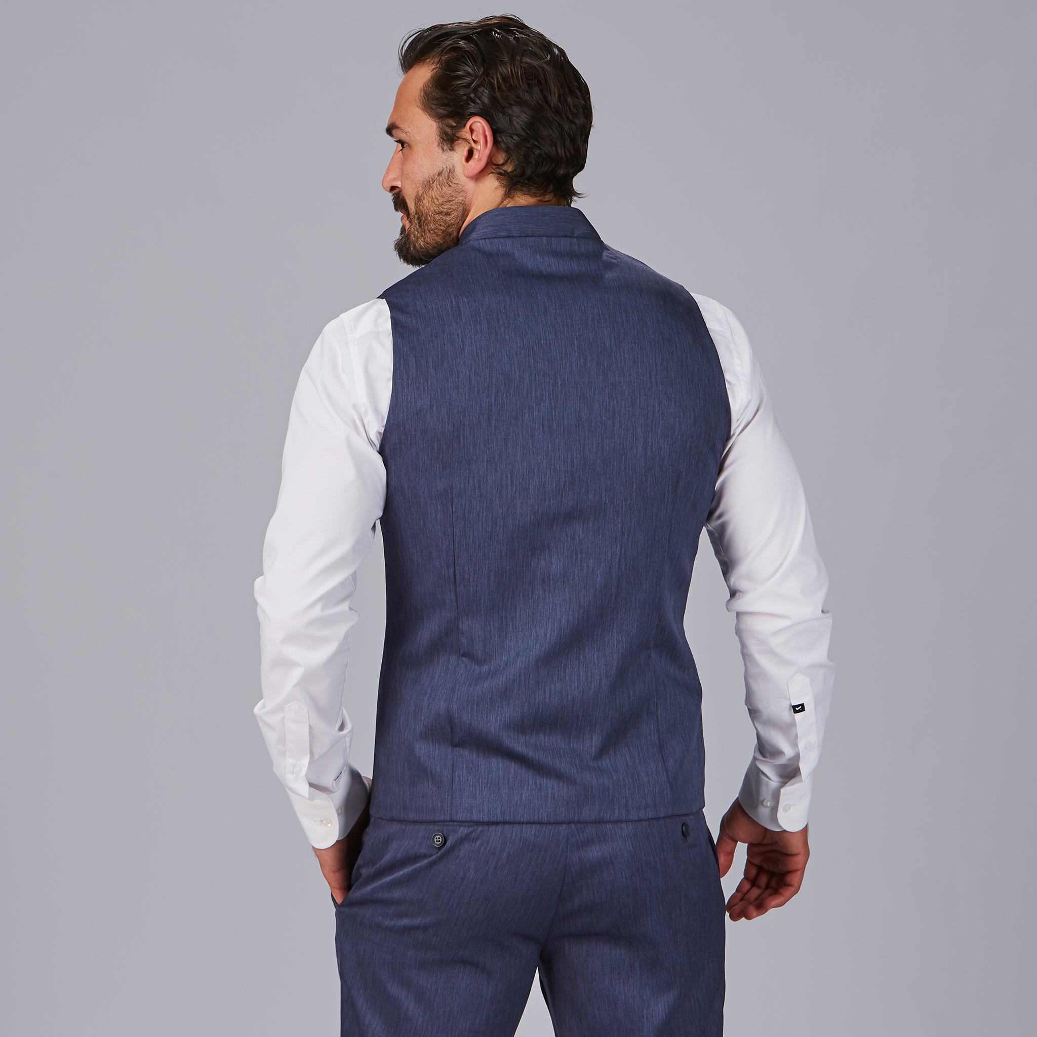 COLETE HOMEM COM GOLA MÃO GIRÓN - Imagem