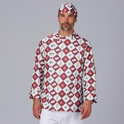 CHAQUETA COCINA UNISEX ESTAMPADA VAZQUEZ