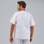 BLUSA SANITARIO UNISEX PICO BOTONES "RED LINE"