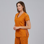 BLUSA MUJER CUELLO CANALE M/C NANCY