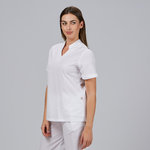 BLUSA MUJER CERRADA BOLSILLOS M/C MAY