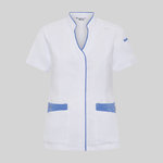 BLUSA MUJER ABIERTA CUELLO MAO M/C YLENA