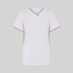 BLUSA MUJER ESCOTE PICO COMBINADA M/C CLEO