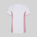 BLUSA MUJER ESCOTE PICO COMBINADA M/C CLEO