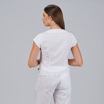 BLUSA MUJER ESCOTE LAGRIMA M/C PETRA