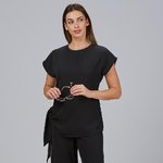 BLUSA MUJER DRAPEADO AROA