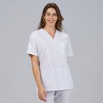 BLUSA MUJER SANITARIA M/C "RED LINE"