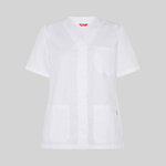 BLUSA MUJER SANITARIA BOTON PRESION M/C "RED LINE"